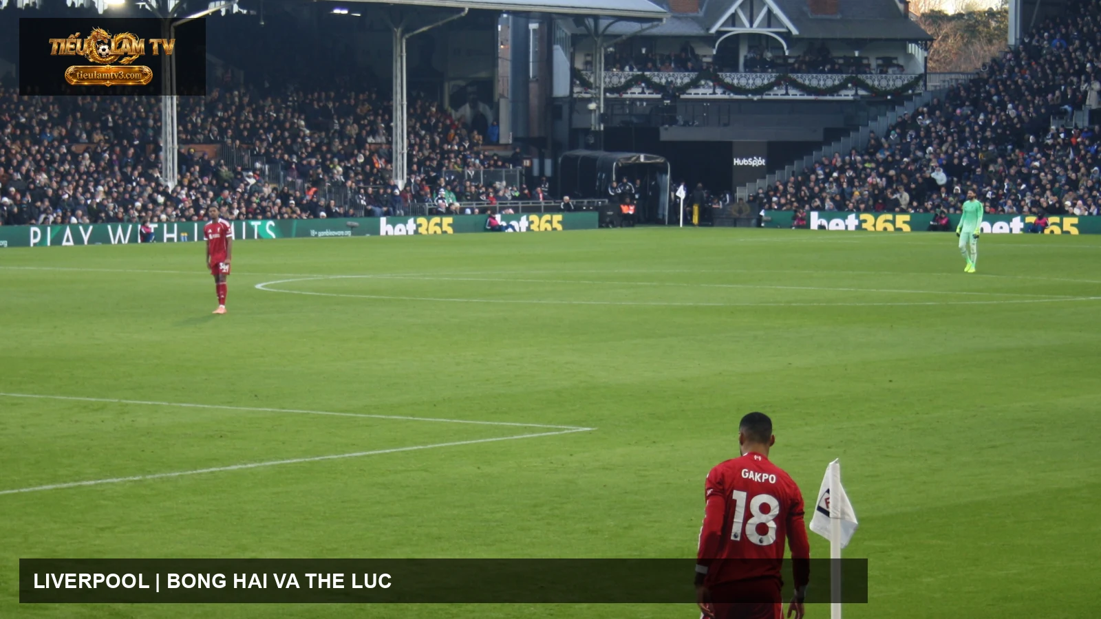 Cody Gakpo thực hiện quả phạt góc cho Liverpool năm 2026