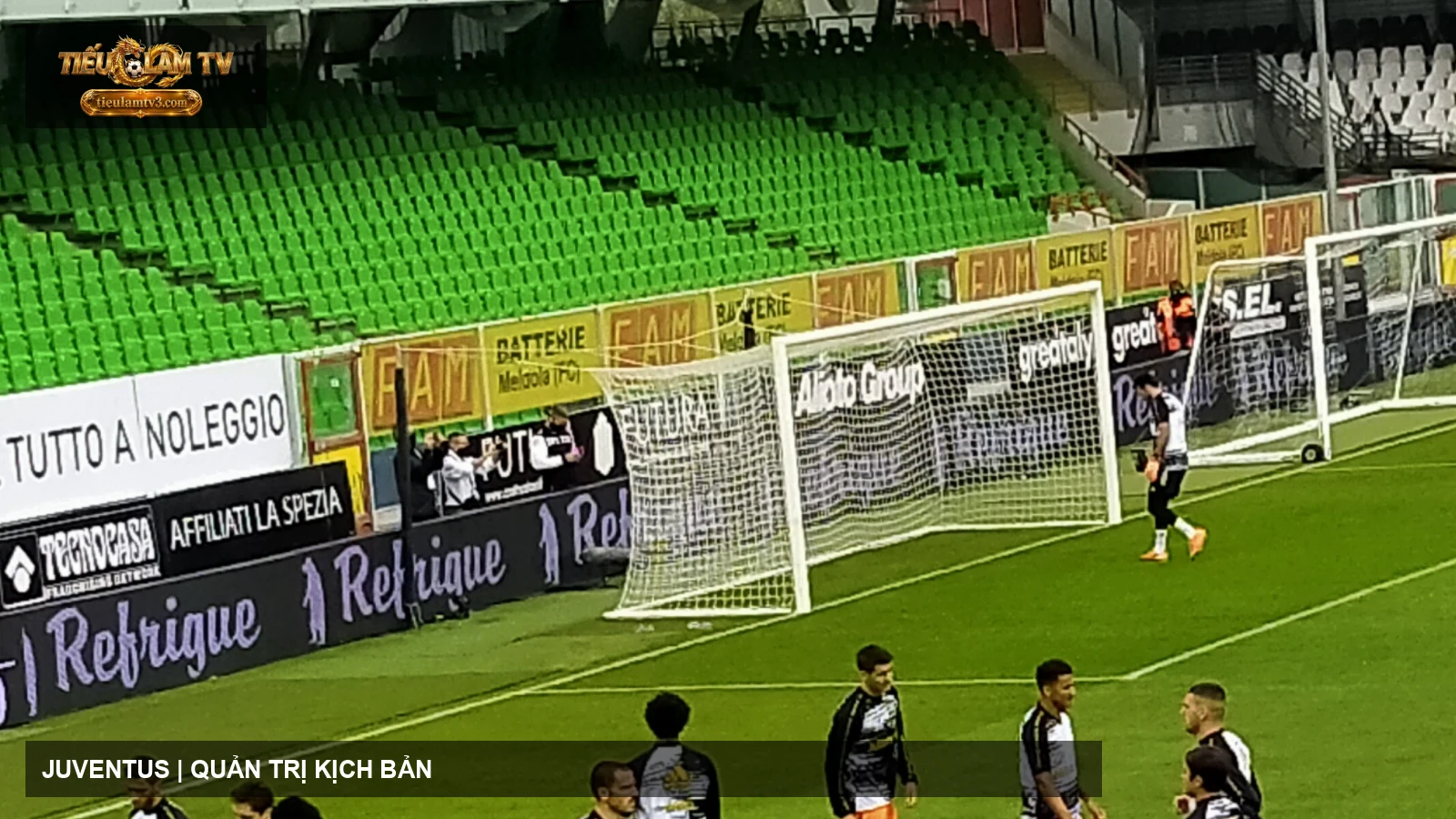 Juventus khởi động trước trận đấu
