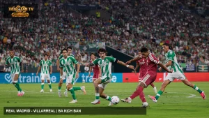 Real Madrid tổ chức tấn công trong trận La Liga